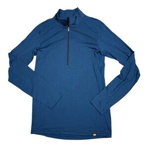 REI Co-op Men's Size S Midweight Half-Zip Base Layer Top Wool